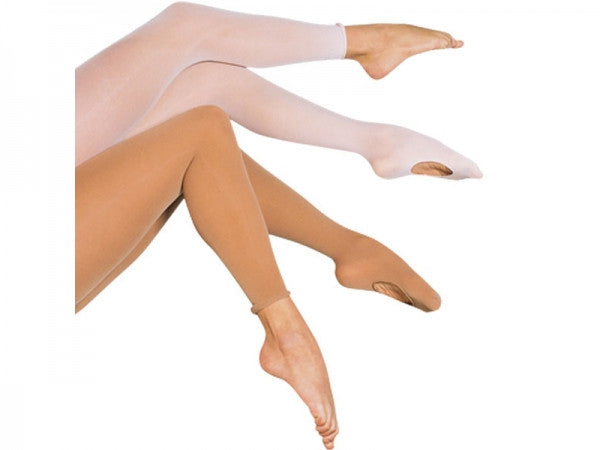 Capezio Convertible Toe Ballet Tights - Pink - Move Dance US